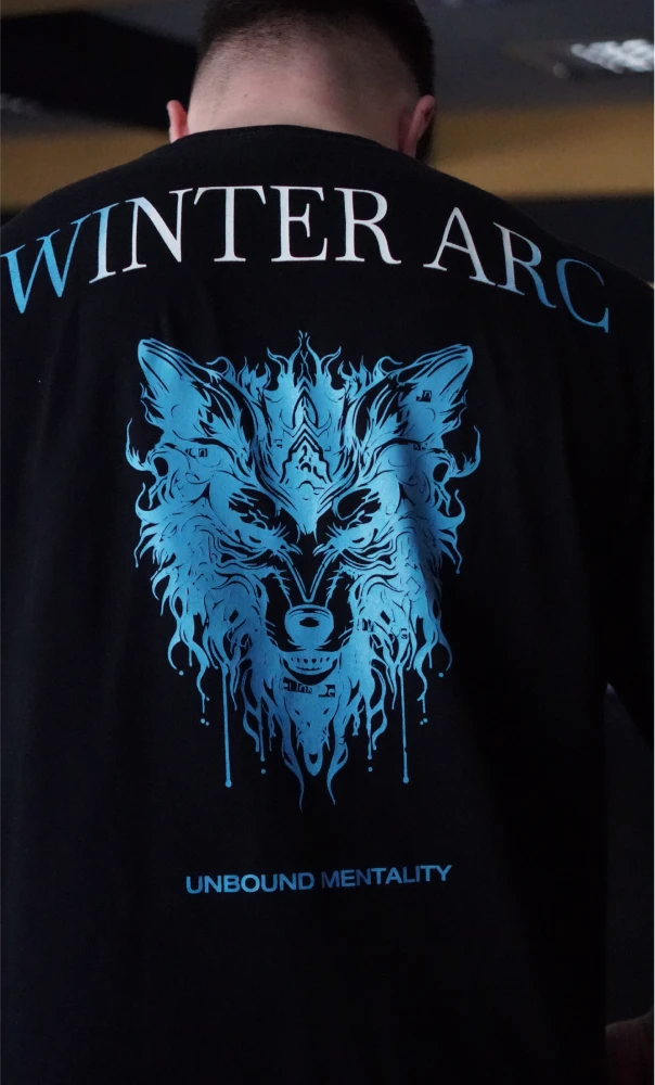 Winter Arc - Unbound Mentality Tee- black-wolf-1