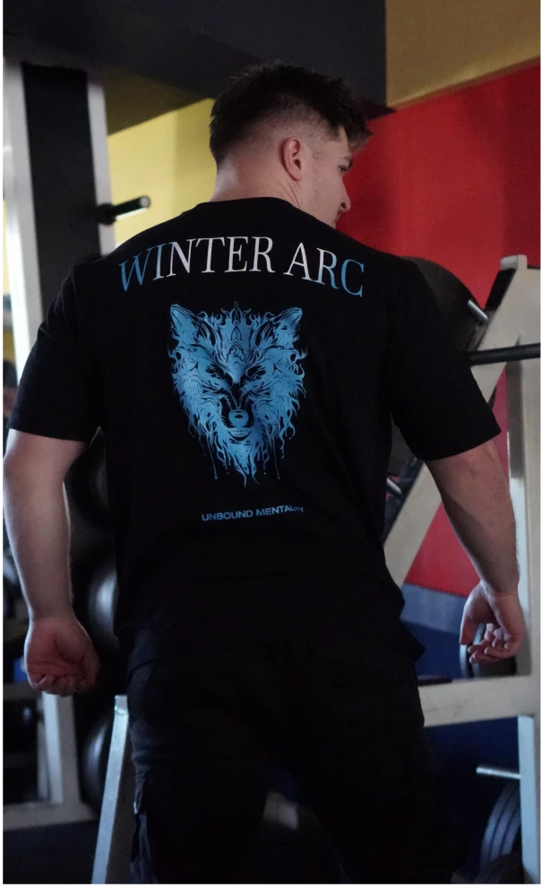 Winter Arc - Unbound Mentality Tee- black-wolf-2